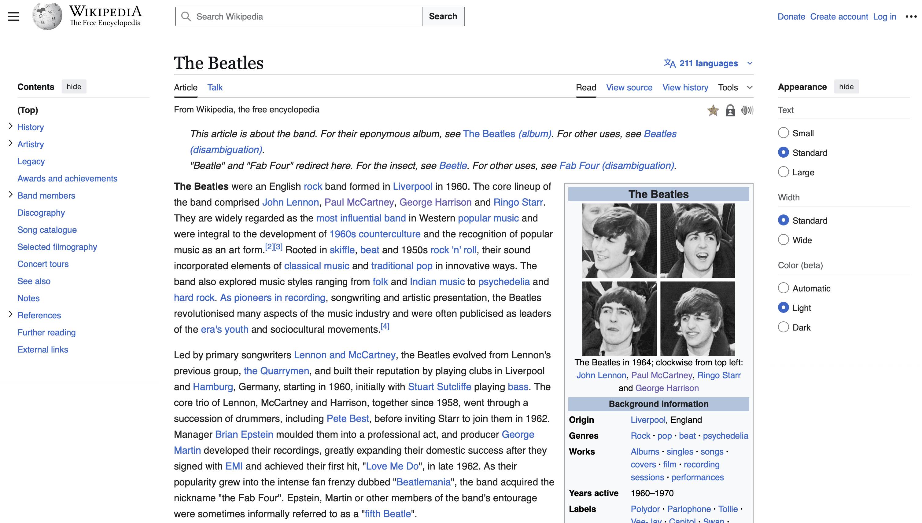 Beatles wiki