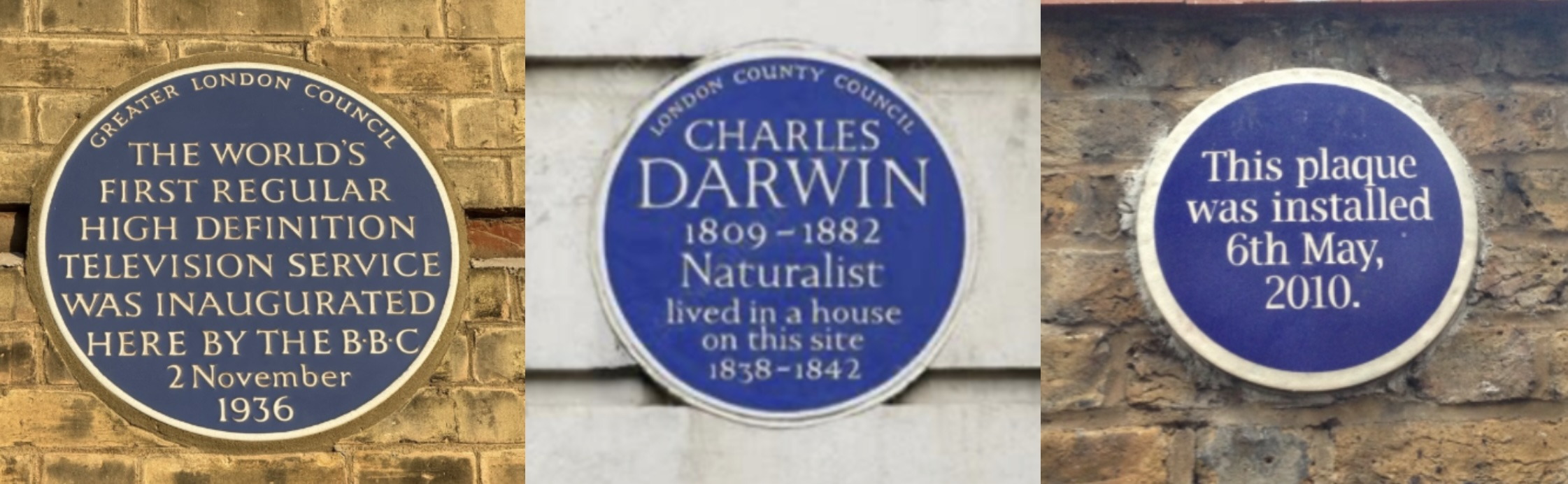 Blue plaques
